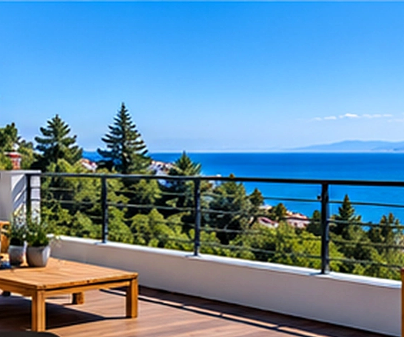 Terrasse rénovée sur la Côte d’Azur